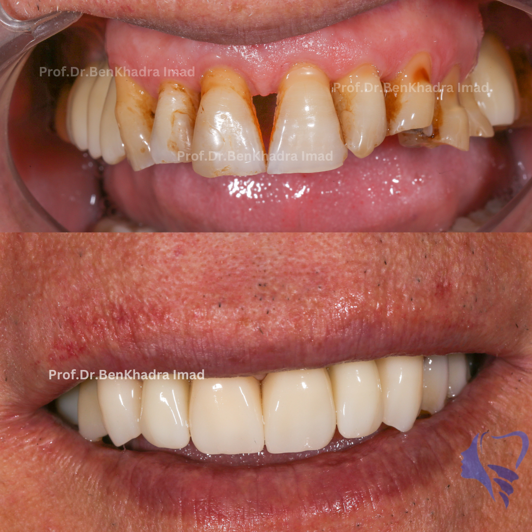 ceramo ceramic dental crwon used to transfor this smile